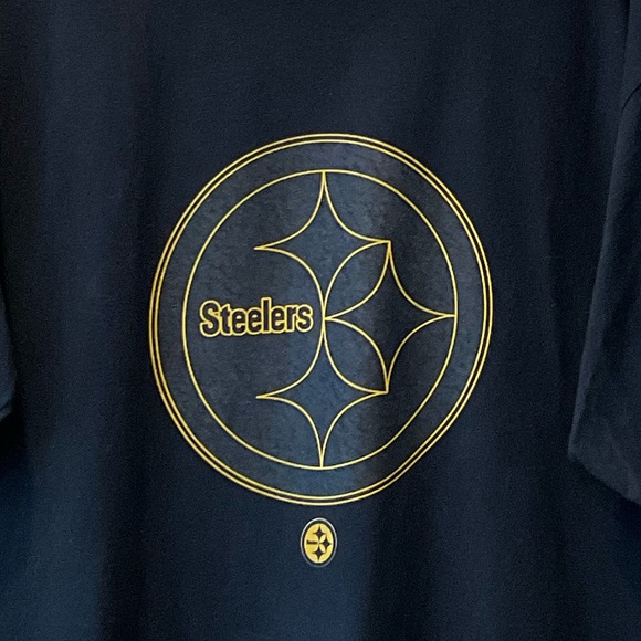 Steelers T-shirt Pittsburgh Football Graphic Short Sleeve Black Yellow Size 3XL - Picture 6 of 13